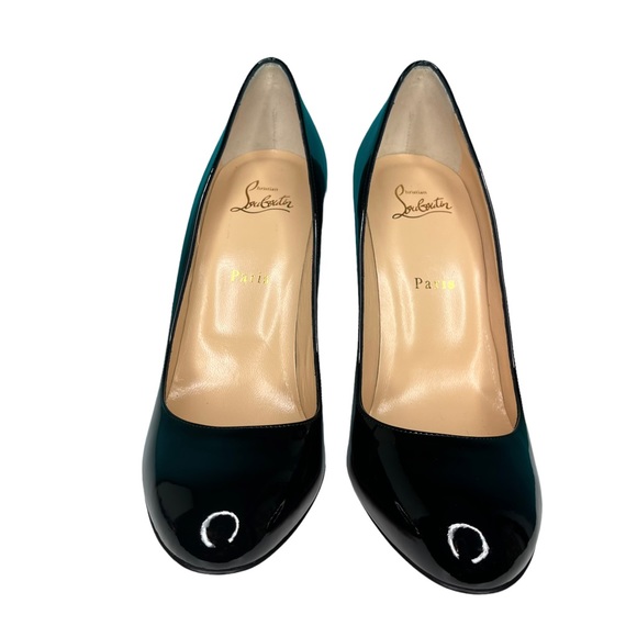 Christian Louboutin Simple Pump 120 Leather
Black Patent Leather Round Toe - Picture 10 of 13